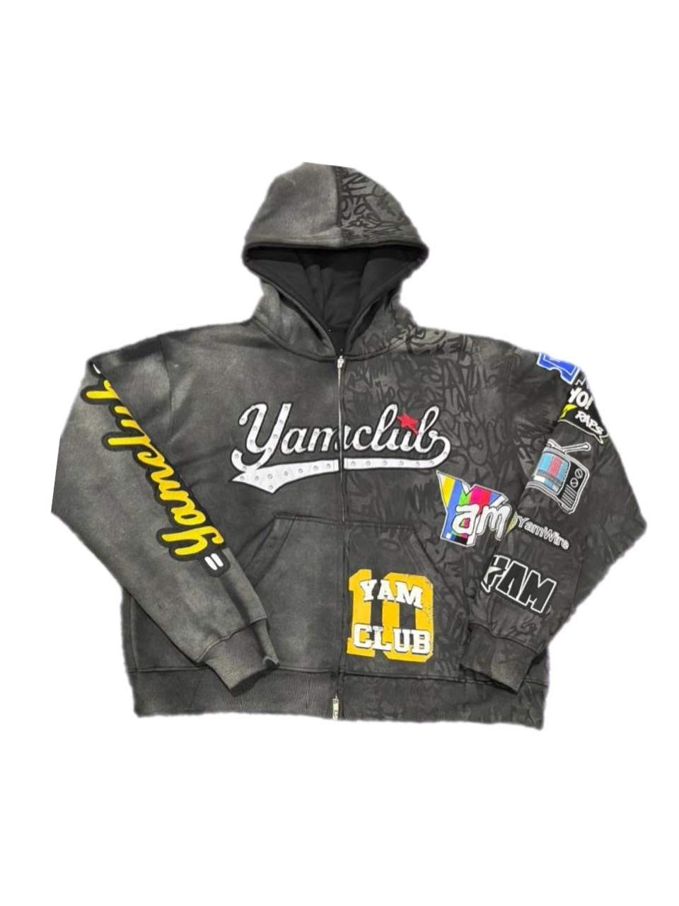 Black Real World Hoodie